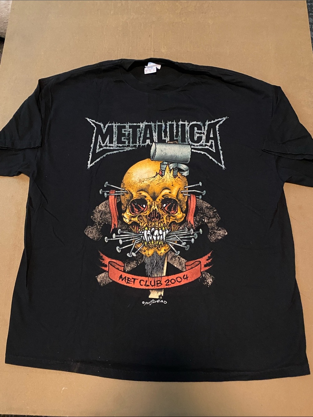 METALLICA METCLUB 2004 Tshirt
PUSHEAD design
XL